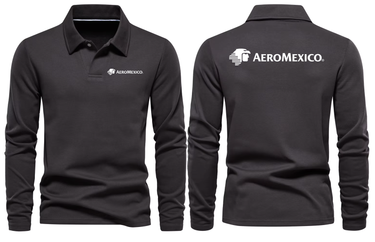 MEXICO AIRLINES LONG SLEEVE POLO